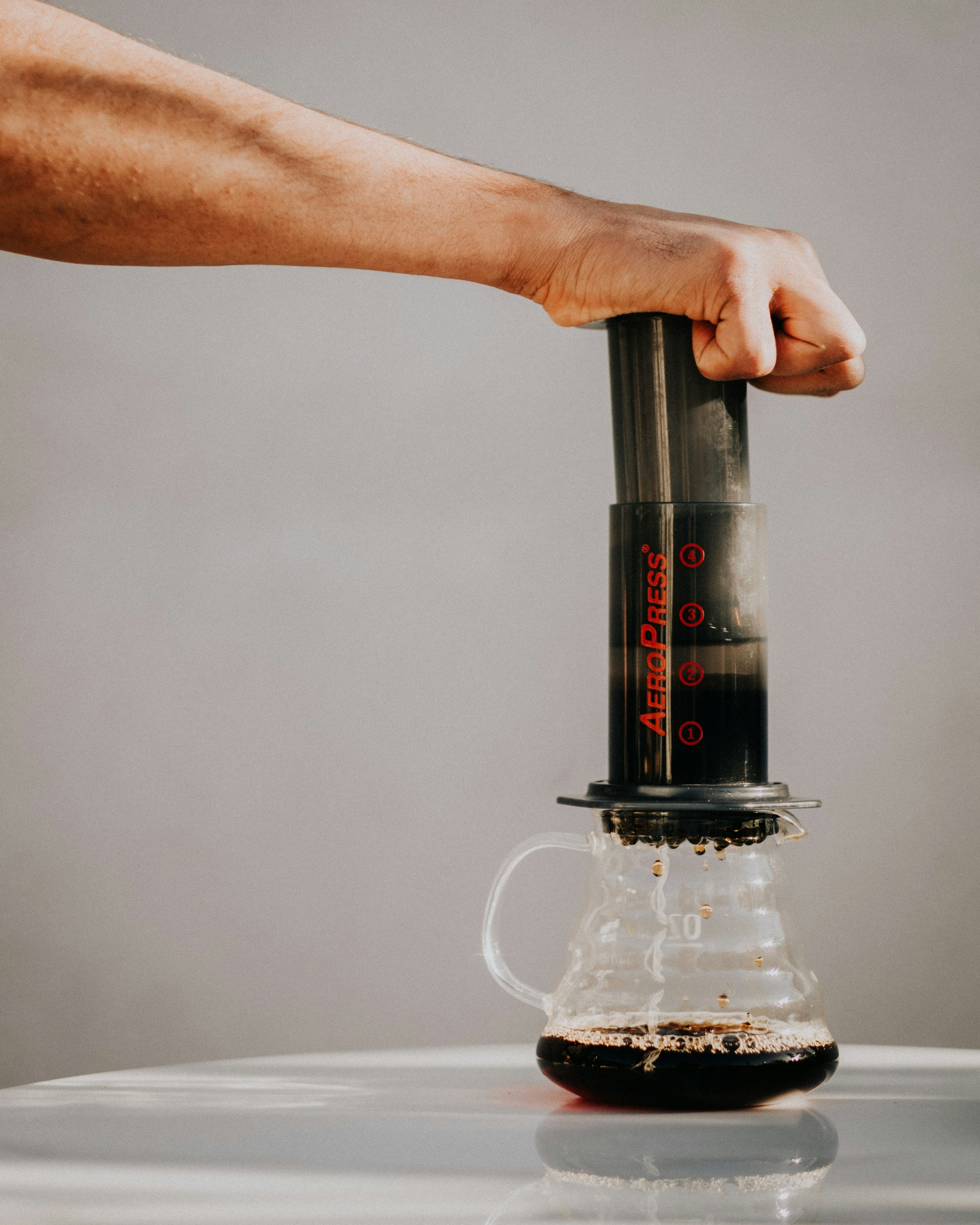 Glass aeropress best sale